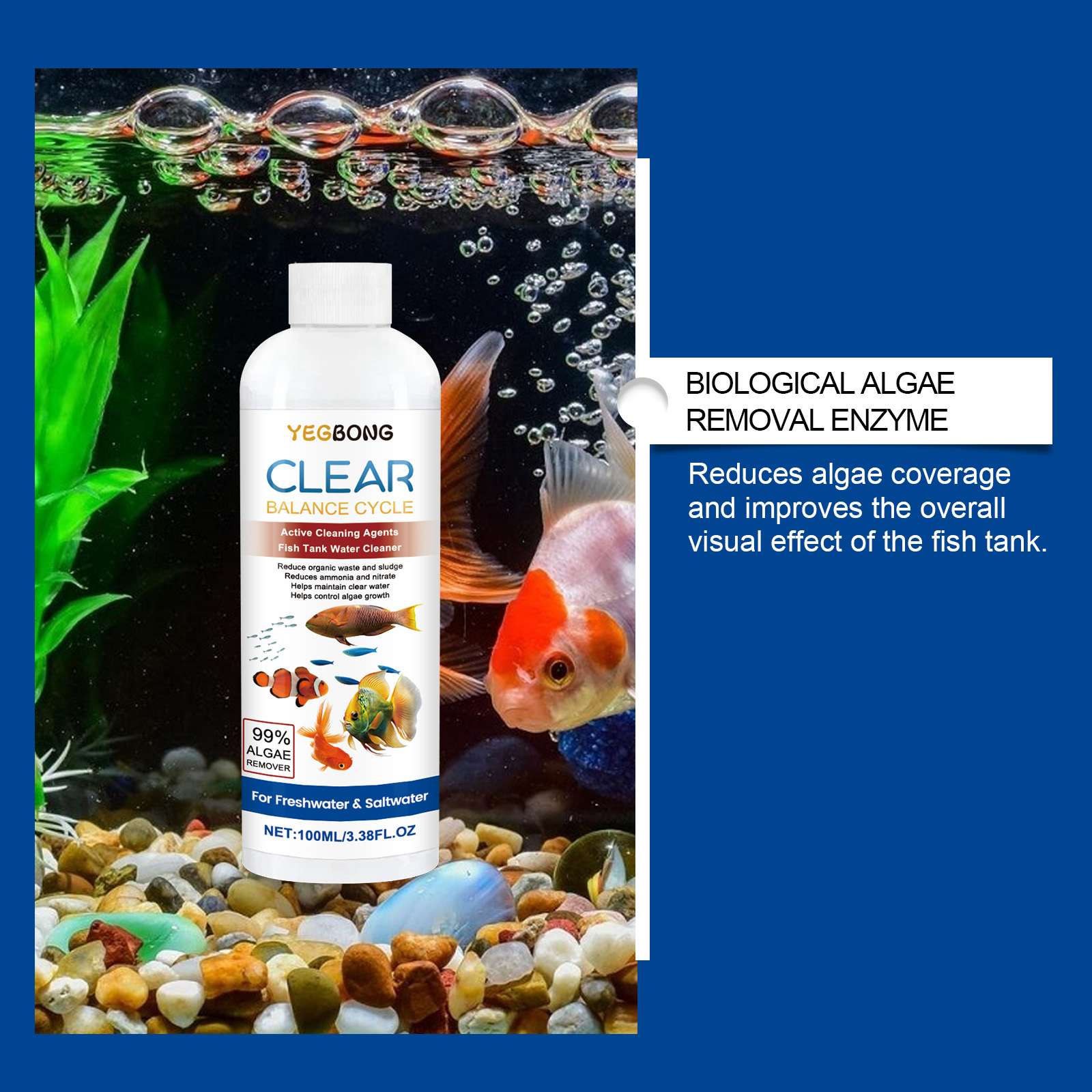 Clarificador de água para aquá - Marine Aquarium Bacteria avaliação e preço