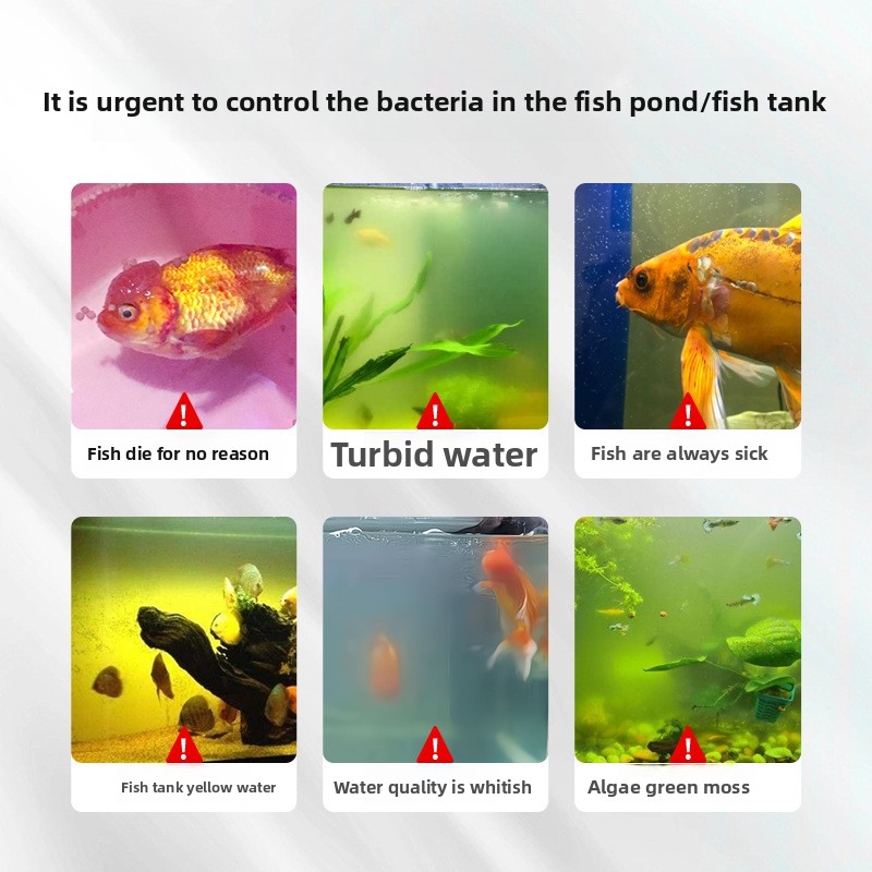 Sal de aquário HUACHU para pei - Marine Aquarium Bacteria avaliação e preço