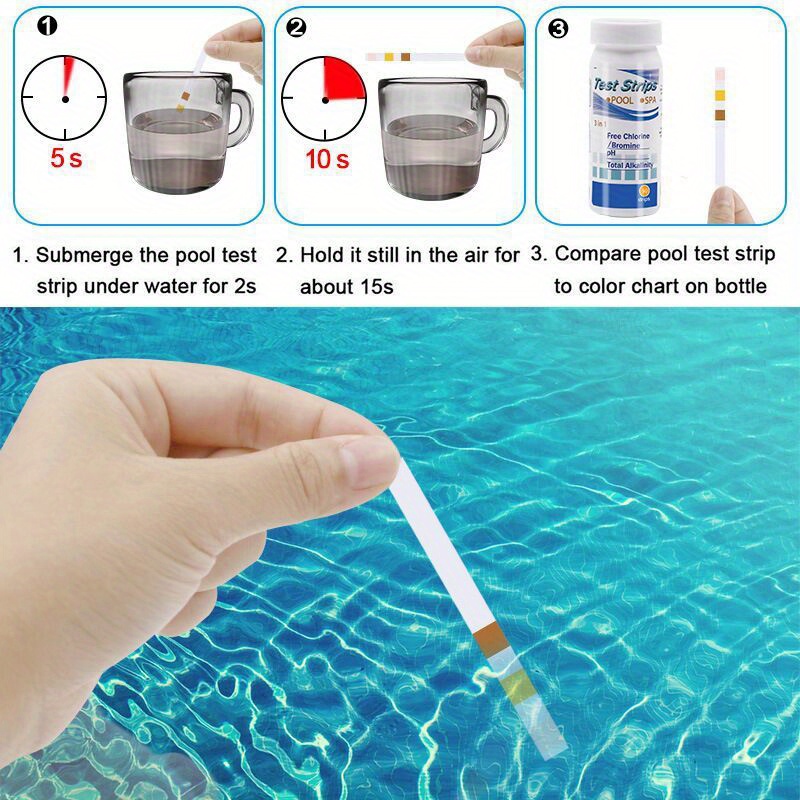 Tiras de teste de ph de cloro  - Marine Aquarium Bacteria avaliação e preço